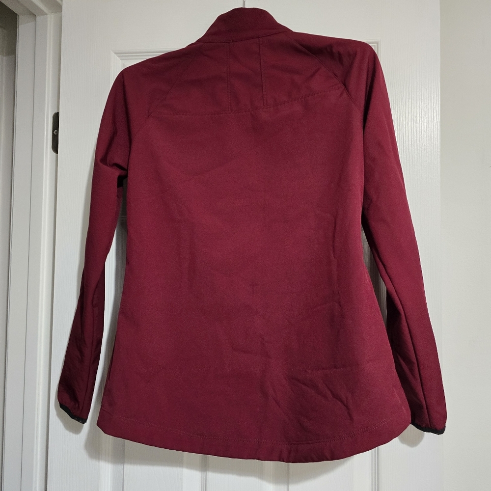 Burgundy Zip-Up Jacket - Picture 6 of 6